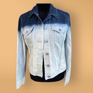 GAP 1969 women’s XS DENIM JACKET, TWO SHADES OF BLUE